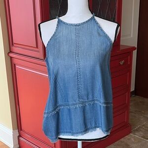 Cloth & Stone Blue Sleeveless Top